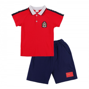中小学生校服儿童英伦风班服学院风短袖套装幼儿园园服夏新款