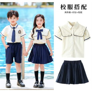 服装学院风英伦风班服大班合唱服小学生校服夏装幼儿园园服毕业季