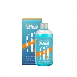 鸵鸟墨水洗笔水钢笔清洁剂墨渍彩墨痕迹去污渍洁净洗笔液200ml