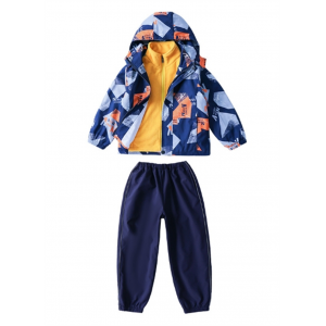 儿童户外服中小学生秋冬冲锋衣校服班服三件套幼儿园加厚园服