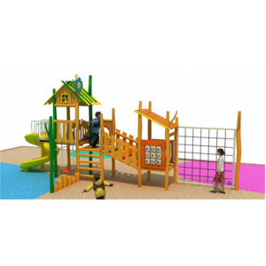 幼儿园户外游乐设施儿童组合滑梯木制系列 GS22-150A