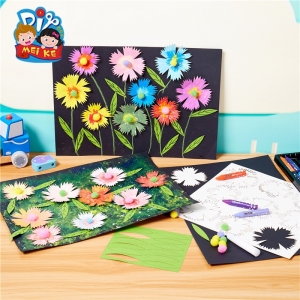 一花一世界儿童手工diy幼儿园制作材料包涂色创意美劳diy亲子手工
