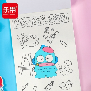 儿童绘画本涂色本图画本a4填色本三丽鸥卡通小学生画画本涂鸦本