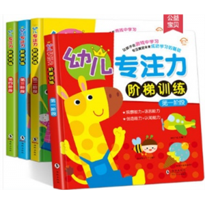 儿童早教书籍学前教育幼儿专注力阶梯训练