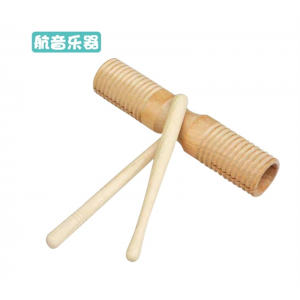 加沟双响筒 新款双响筒木质奥尔夫儿童打击乐器早教启蒙乐器玩具木质梆子教具