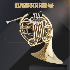 四键双排圆号乐器降B/F调学生初学考级铜管乐器新哈麦伦专业演奏