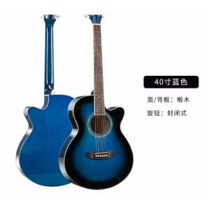 40寸民谣吉他 成人乐器电箱吉他guitarEQ款椴木吉他厂家直销