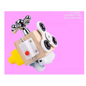 童忙碌块蒙特梭利益智早教2岁蒙氏教具1岁开锁玩具