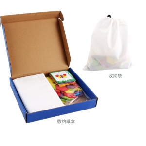 儿童早教创意形状拼图拼板百变几何形状七巧板积木玩具教具