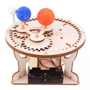 科技小制作diy电动日地月模型steam小学生科学手工实验发明玩具