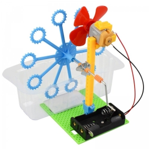 科技小制作自制手摇泡泡机小学生手工拼装儿童科学实验steam玩具