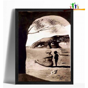 咨询室心理挂画双关图心理学挂画 错觉图挂图测试图装饰画有框画 JSXL-XXT1