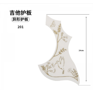 38寸40寸41寸 黑色赛璐璐红龟贝水滴鸟型防刮透明吉他护板配件
