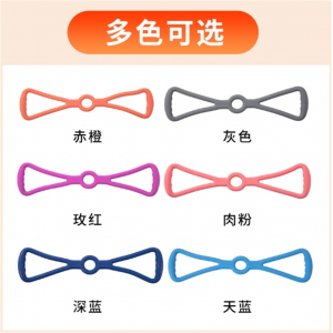 健身瑜伽开肩8字拉力器健身TPE拉力绳防滑八字弹力带源头工厂批发