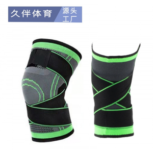 运动护膝绑带加压护膝套尼龙透气跑步篮球骑行厂家批发跨境四季款