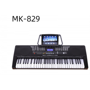 美科电子琴美科61键仿钢琴键MK829初学教学电子琴 61键成人批发