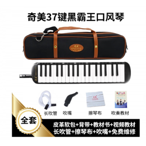 奇美黑霸王口风琴37键32键学生用教学儿童初学者专业演奏级口风琴