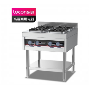 乐创（Lecon）商用煲仔炉四头燃气灶酒店厨房企业工程款 LC-J-BZ4