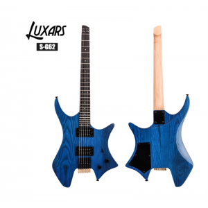 LUXARS/乐克斯2023新品无头异型24品电吉他乐器