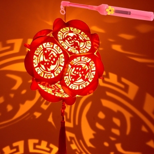 灯笼手工diy新年儿童幼儿园手提纸灯笼2024年龙年花灯彩灯材料包