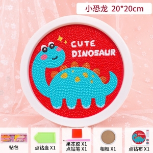 儿童钻石贴画手工diy制作材料包水晶新年手工2024新款女孩玩具
