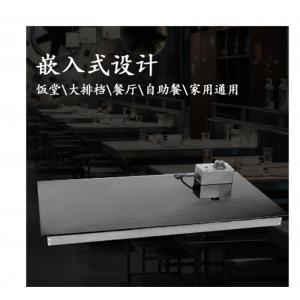 嵌入式商用保温板加热板玻璃保温发热板食物保温板自助餐保温板