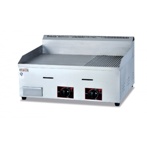 杰冠GH-720燃气平扒炉GH-722商用双头牛扒手抓饼铁板烧不锈钢薯条