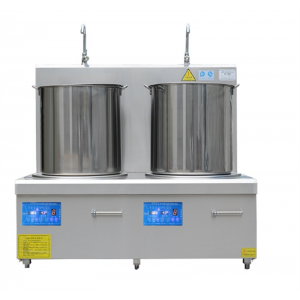 双头电磁低汤灶 火锅后厨商用双眼电磁灶 电热矮仔平头炉 ZBS-BTB500-1