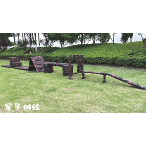 幼儿园室内外游乐设施儿童木制综合玩具系列军警训练 XT02202