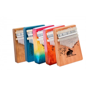 拇指琴手指琴17音kalimba21音桃花芯初学者卡林巴琴乐器