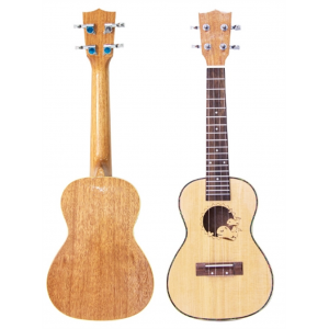 定制尤克里里23/26寸面单/全单ukulele小吉他刻字贴牌LOGO