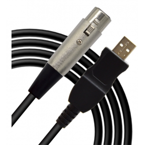 专业生产USB转吉他线 电脑USB转6.35吉他连接线 3M GUITAR CABLE