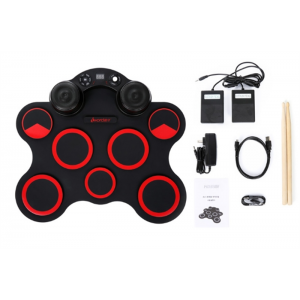 诺艾 手卷电子鼓 架子鼓硅胶鼓 MIDI外音鼓 usb爵士鼓 打击乐器