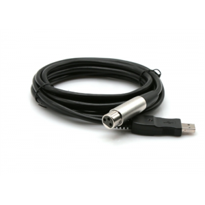 usb转麦克风双声道音频线麦克风线话筒线USB 卡侬USB cable