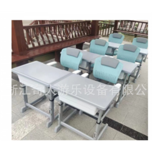 中小学生课桌学校单人午休课桌椅可升降躺折叠书桌套装培