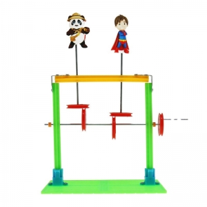 手动超人跳舞机儿童科技小制作小发明创意手工材料diy小学生实验