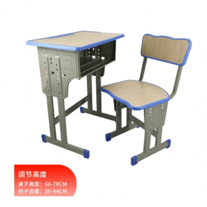 学生课桌椅儿童学习桌可升降桌椅 学校中小学生课桌椅培训辅导班