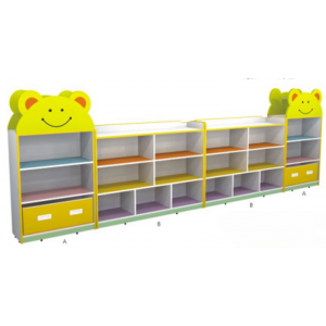 幼儿园室内外游乐设施卡通玩具柜系列小熊造型玩具柜 G 1802