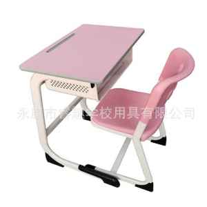批发学生课桌椅 儿童中小学生外贸课桌椅培训班
