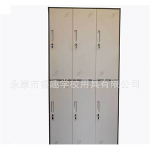 钢制员工储物柜 更衣柜员工六门三门铁皮更衣柜文件柜鞋柜批发