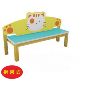 幼儿园室内外设施儿童家具桌椅床系列猫咪造型休闲椅