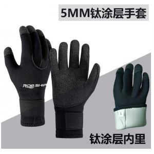 凯夫拉5MM潜水手套浮潜手套防割耐磨冬泳手套厂家直销
