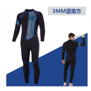 新款潜水衣连体男3mm保暖超弹耐磨湿衣防寒潜水服冬泳泳衣潜水服