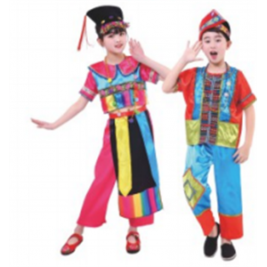 幼儿园辅助用品民族服装系列布朗族
