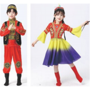 幼儿园辅助用品民族服装系列哈萨克族