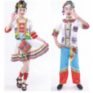 幼儿园辅助用品民族服装系列哈尼族