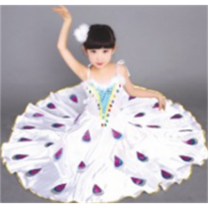 幼儿园辅助用品舞蹈服装系列白孔雀
