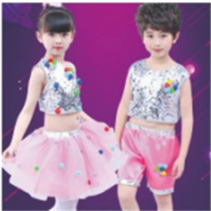 幼儿园辅助用品舞蹈服装系列亮片舞蹈裙