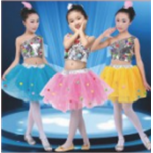 幼儿园辅助用品舞蹈服装系列亮片舞蹈裙