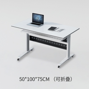 折叠会议培训桌椅组合培训桌会议桌长桌简约现代可移动拼接办公桌